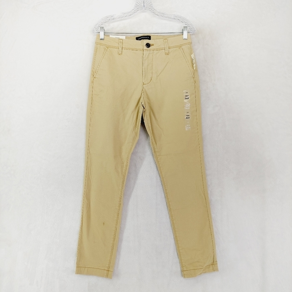 Aeropostale Beige Low Rise Skinny Ankle Pants 1200